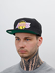 Бейсболка MITCHELL NESS арт. 6HSSJS19079-LALBLCK Los Angeles Lakers NBA (черный)